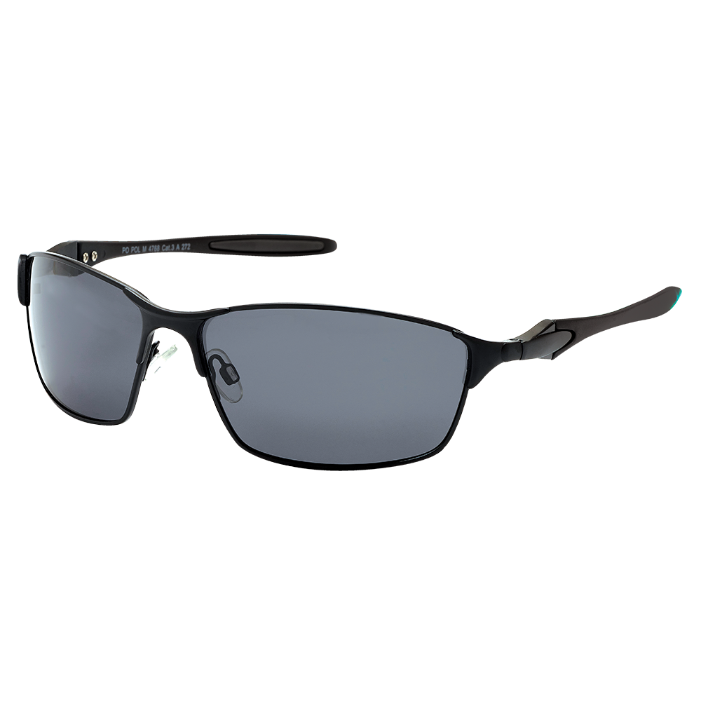 Sports Sunglasses For Men And Women Metal Polarised 4768 Matt Black Black Ice