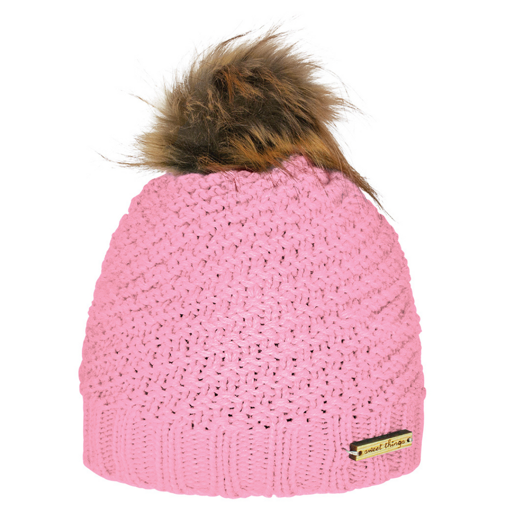 Lacey Beanie - Light Pink Womens – Black Ice